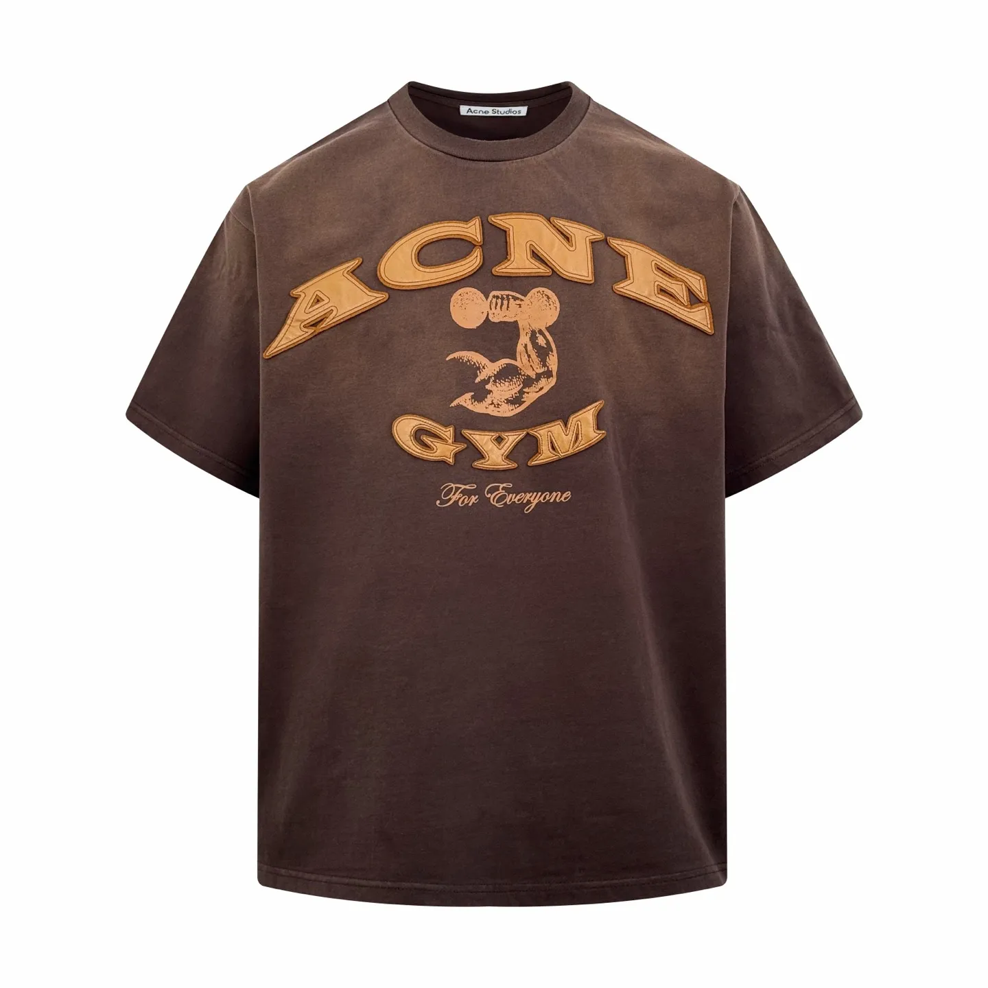 Acne Studios （Brown） 4,100 ， ' ACNE GYM Brown For Everyone Retro ， ACNE GYM ， ， ， 。 Size:S-M-L-XL